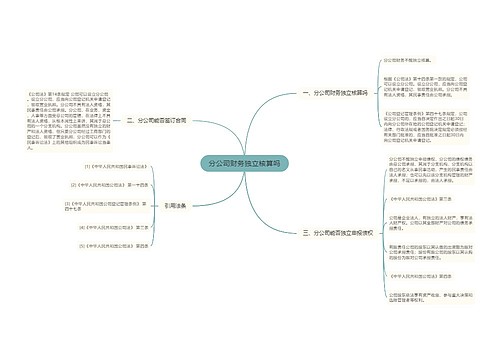 分公司财务独立核算吗