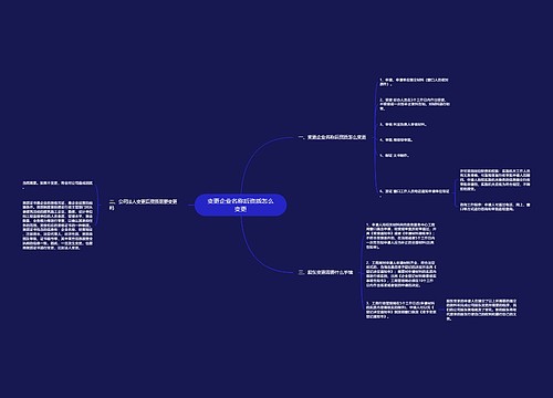 变更企业名称后资质怎么变更