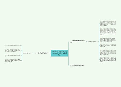 公司执照注册资金多少有什么影响，注册资金最低多少