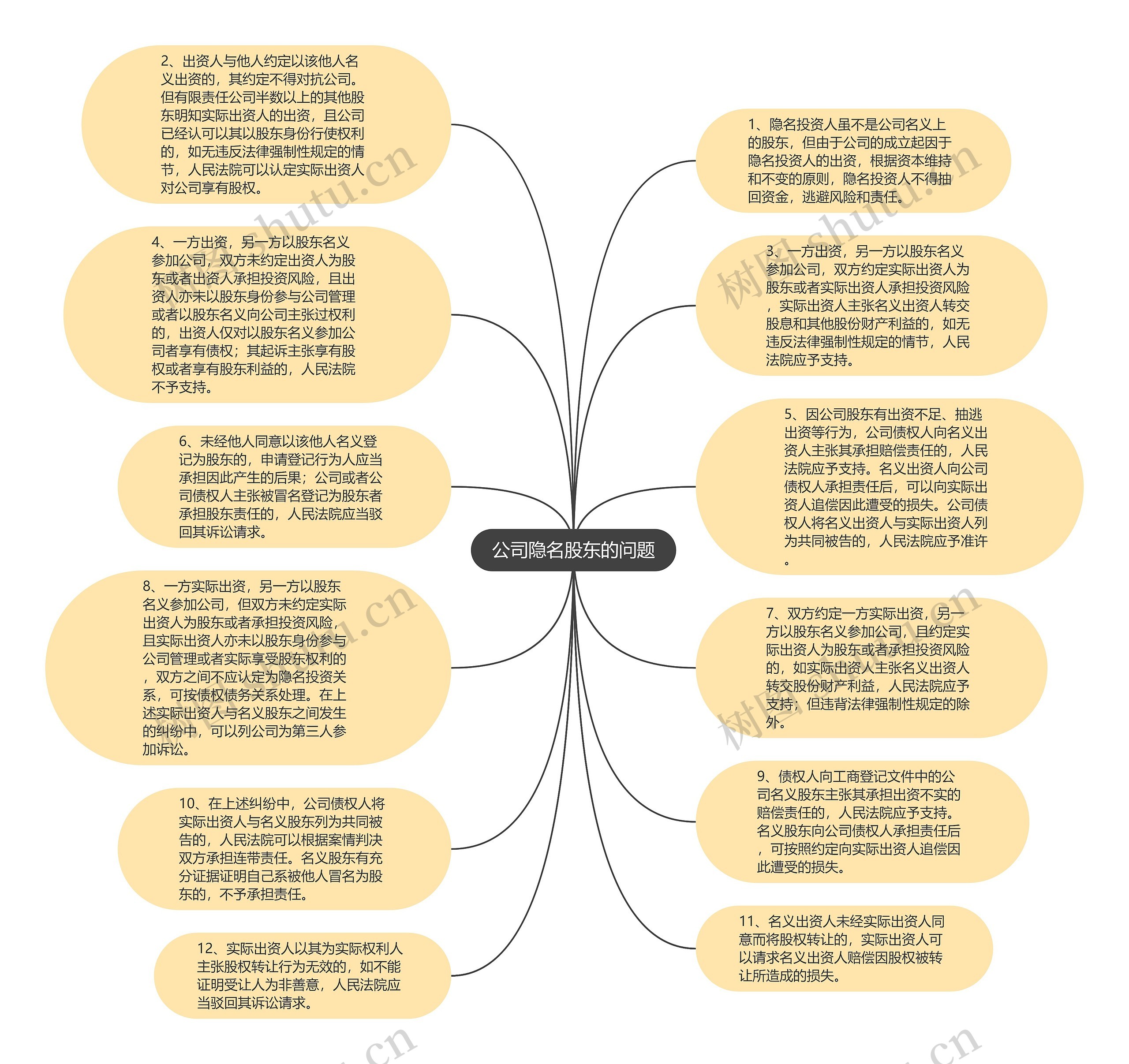 公司隐名股东的问题