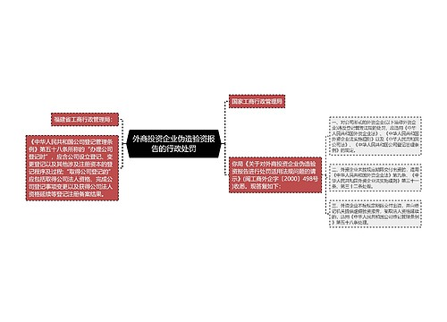 外商投资企业伪造验资报告的行政处罚