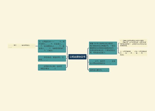 公司出资协议书