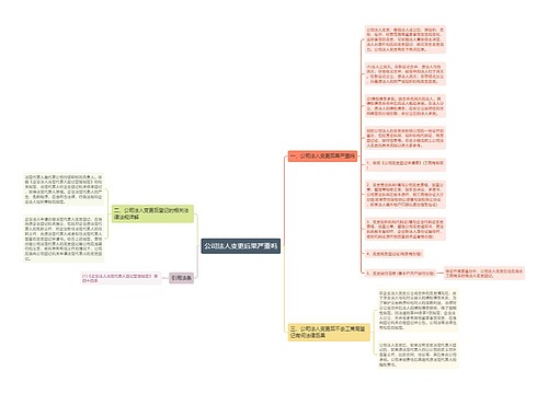 公司法人变更后果严重吗