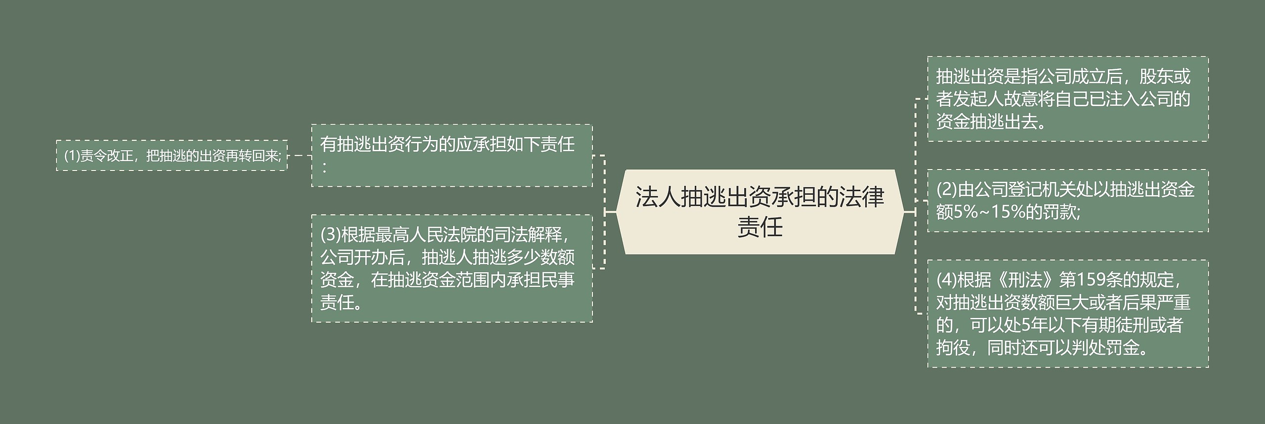法人抽逃出资承担的法律责任