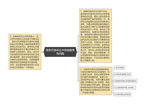 股东代表诉讼中其他程序性问题