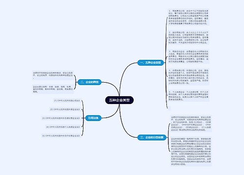 五种企业类型