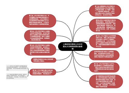 上海证券交易所上市公司股东大会网络投票实施细则