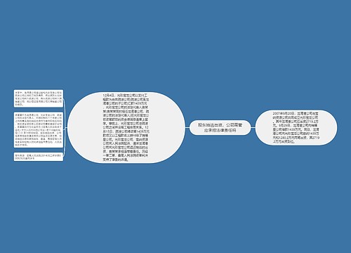 股东抽逃出资，公司高管应承担法律责任吗