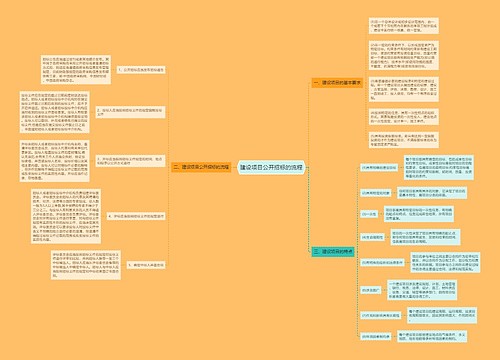 建设项目公开招标的流程