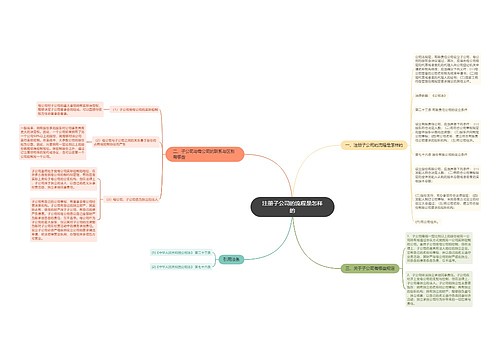 注册子公司的流程是怎样的