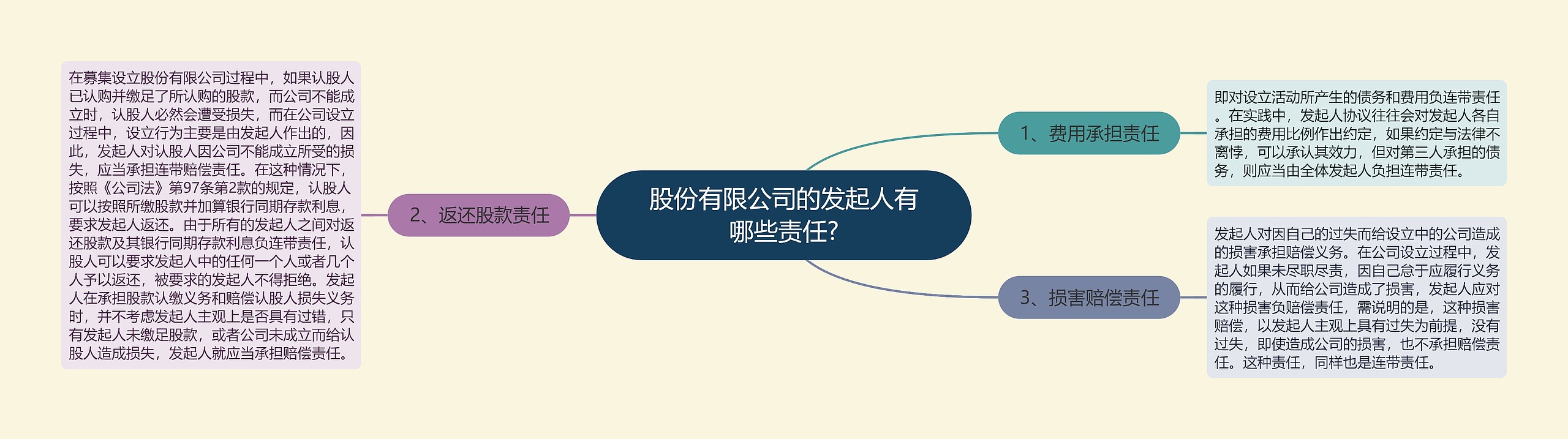 股份有限公司的发起人有哪些责任?