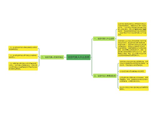 法定代表人什么意思