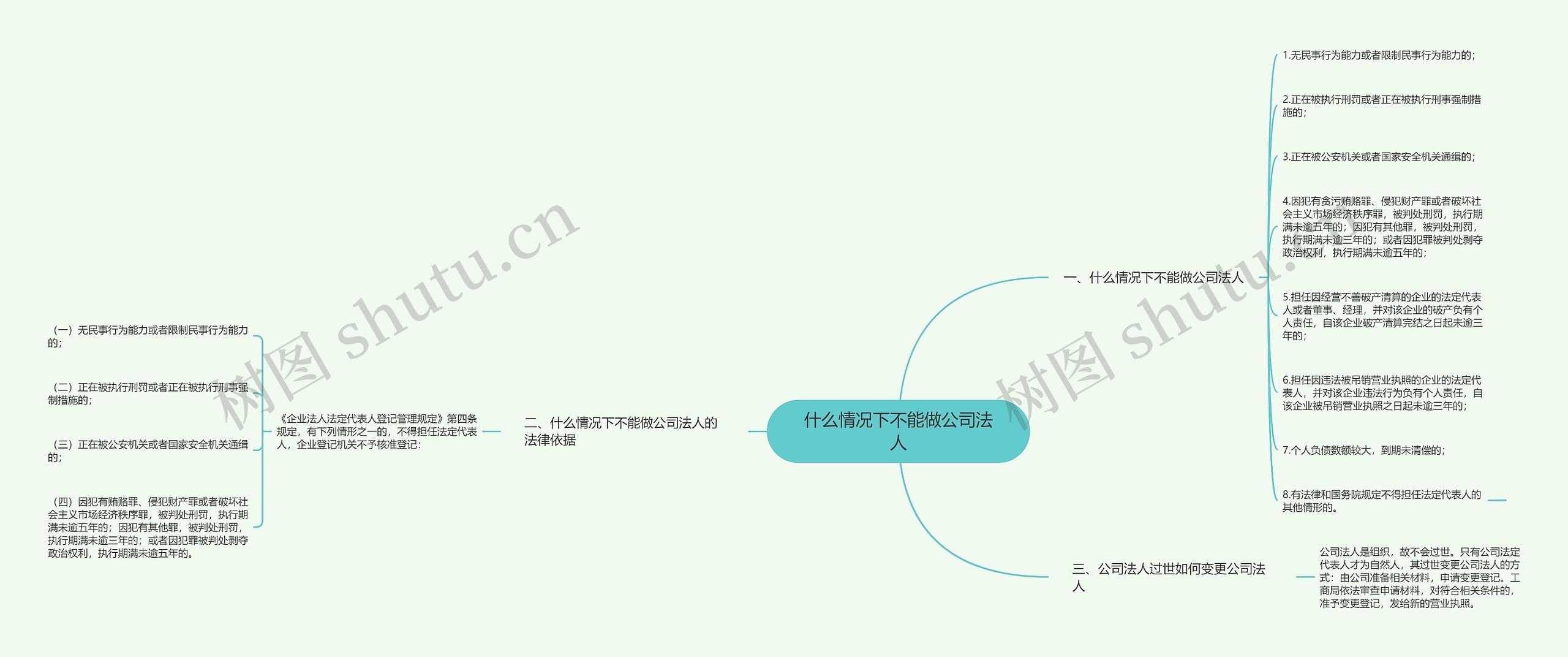 什么情况下不能做公司法人