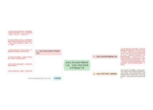 注册公司注册资本最低多少钱，注册公司时注册资本不用验资了吗