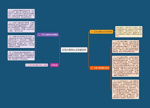 公司人格否认之诉是怎样