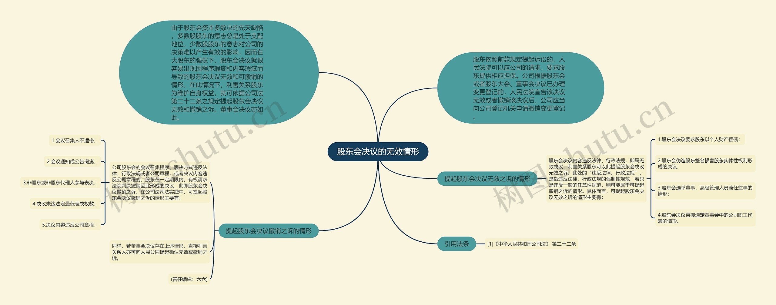 股东会决议的无效情形