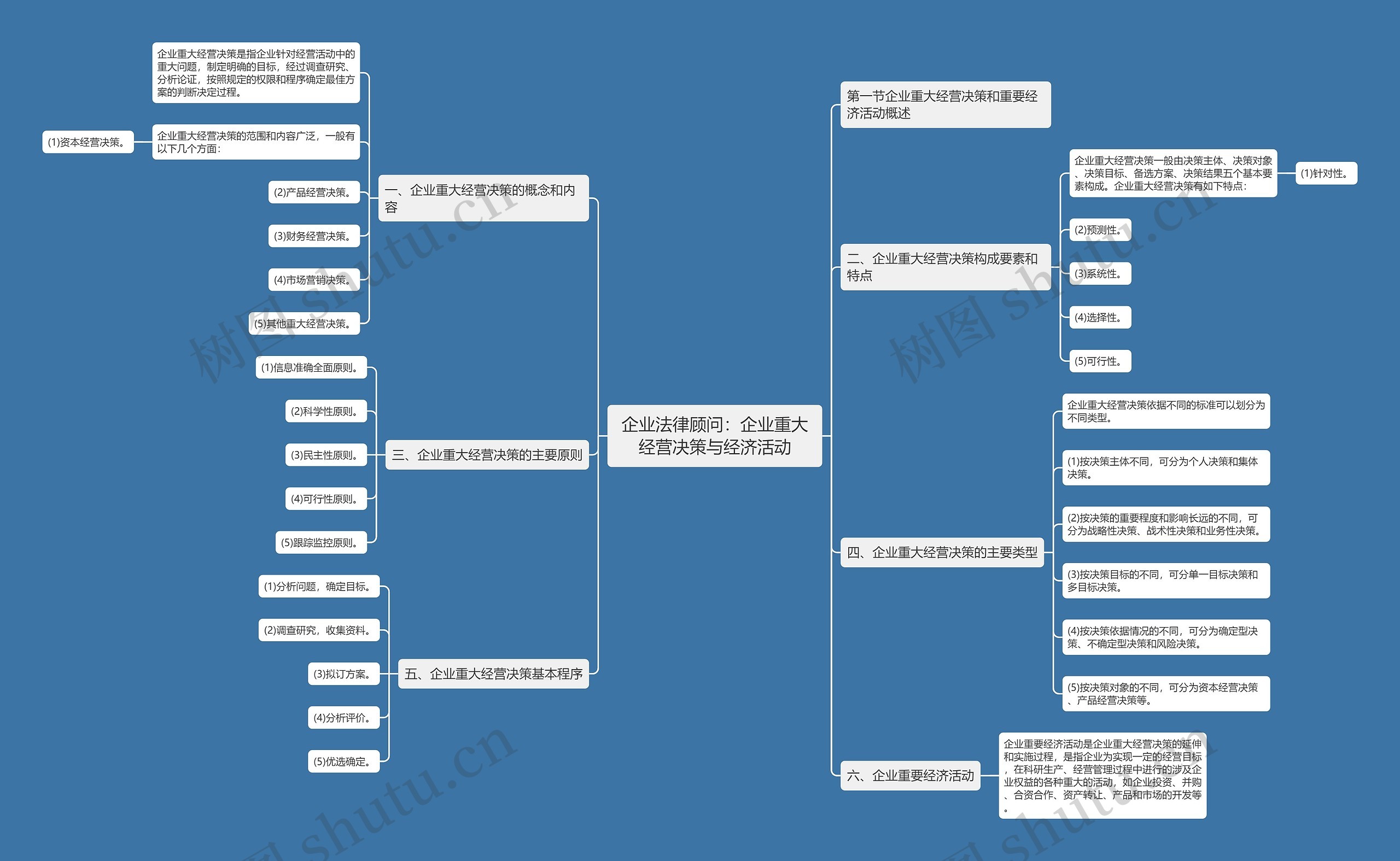 企业法律顾问：企业重大经营决策与经济活动