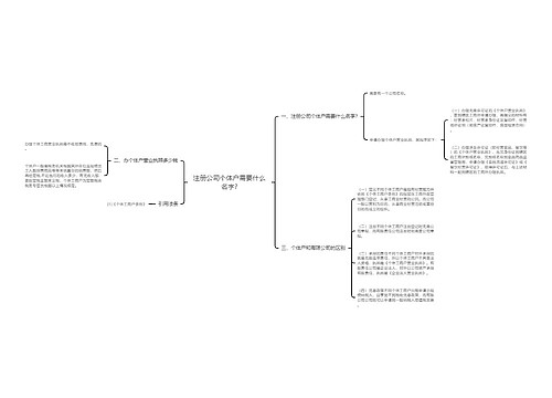 注册公司个体户需要什么名字?