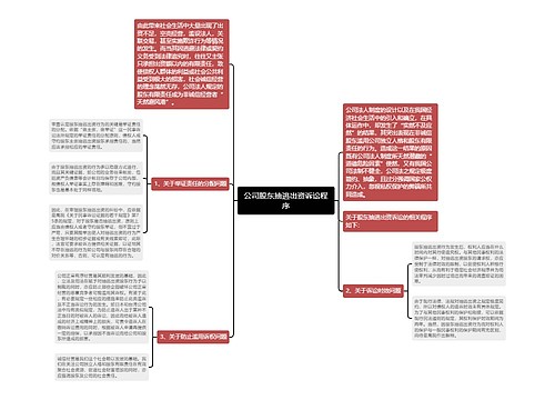 公司股东抽逃出资诉讼程序