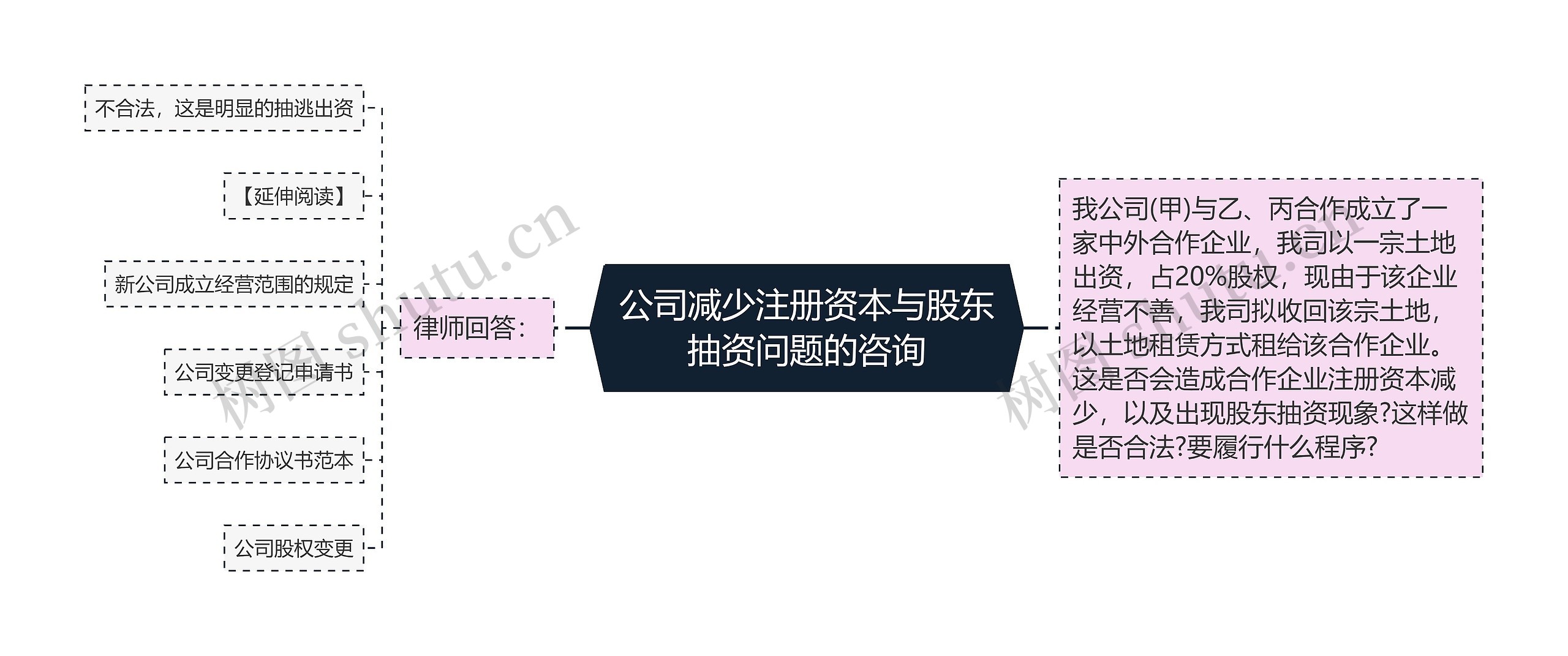 公司减少注册资本与股东抽资问题的咨询