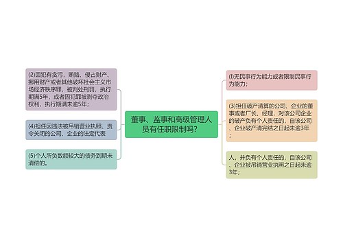 董事、监事和高级管理人员有任职限制吗？