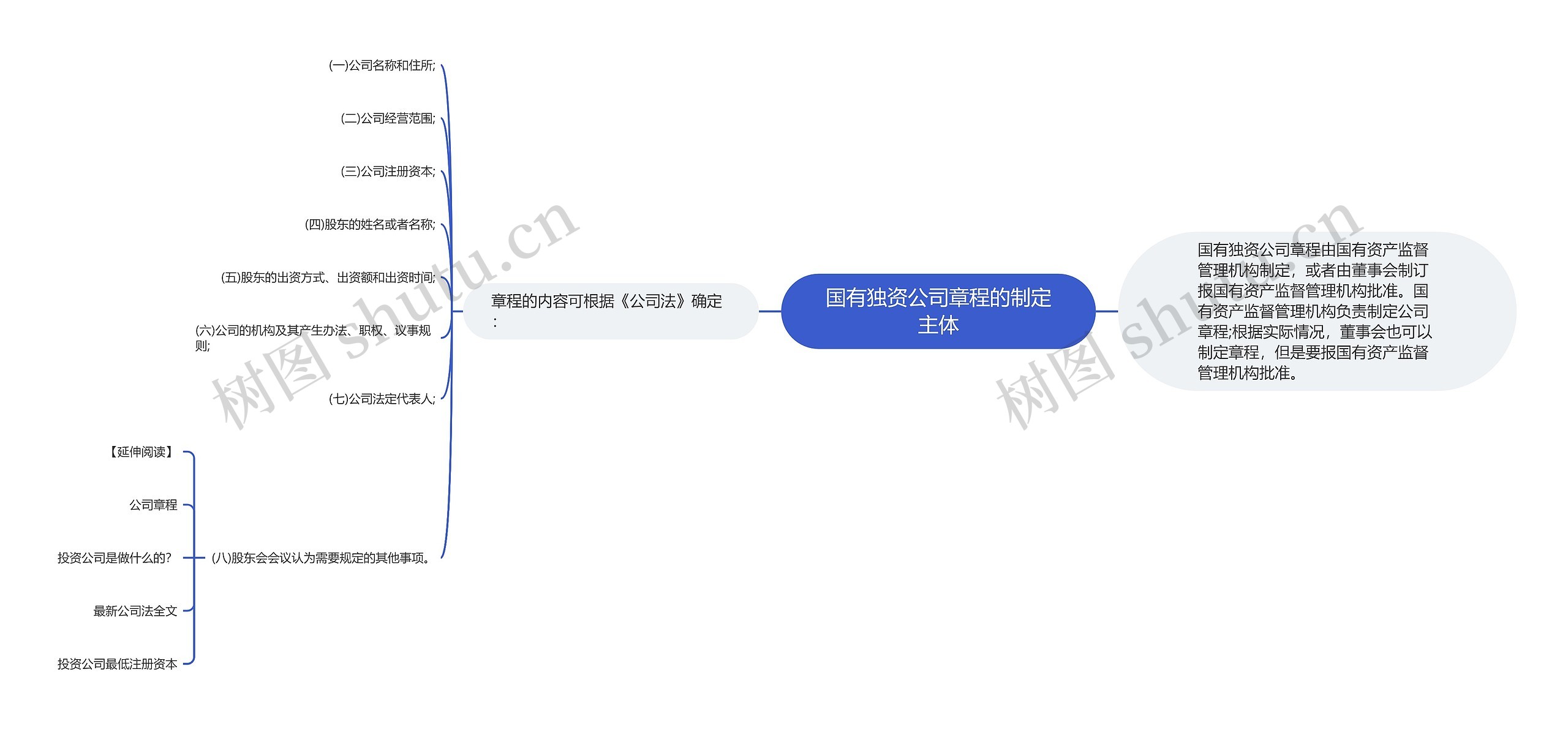 国有独资公司章程的制定主体