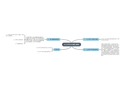 分公司可以车辆上牌吗