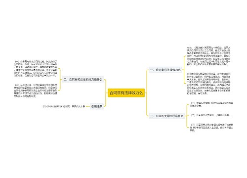 合同章有法律效力么