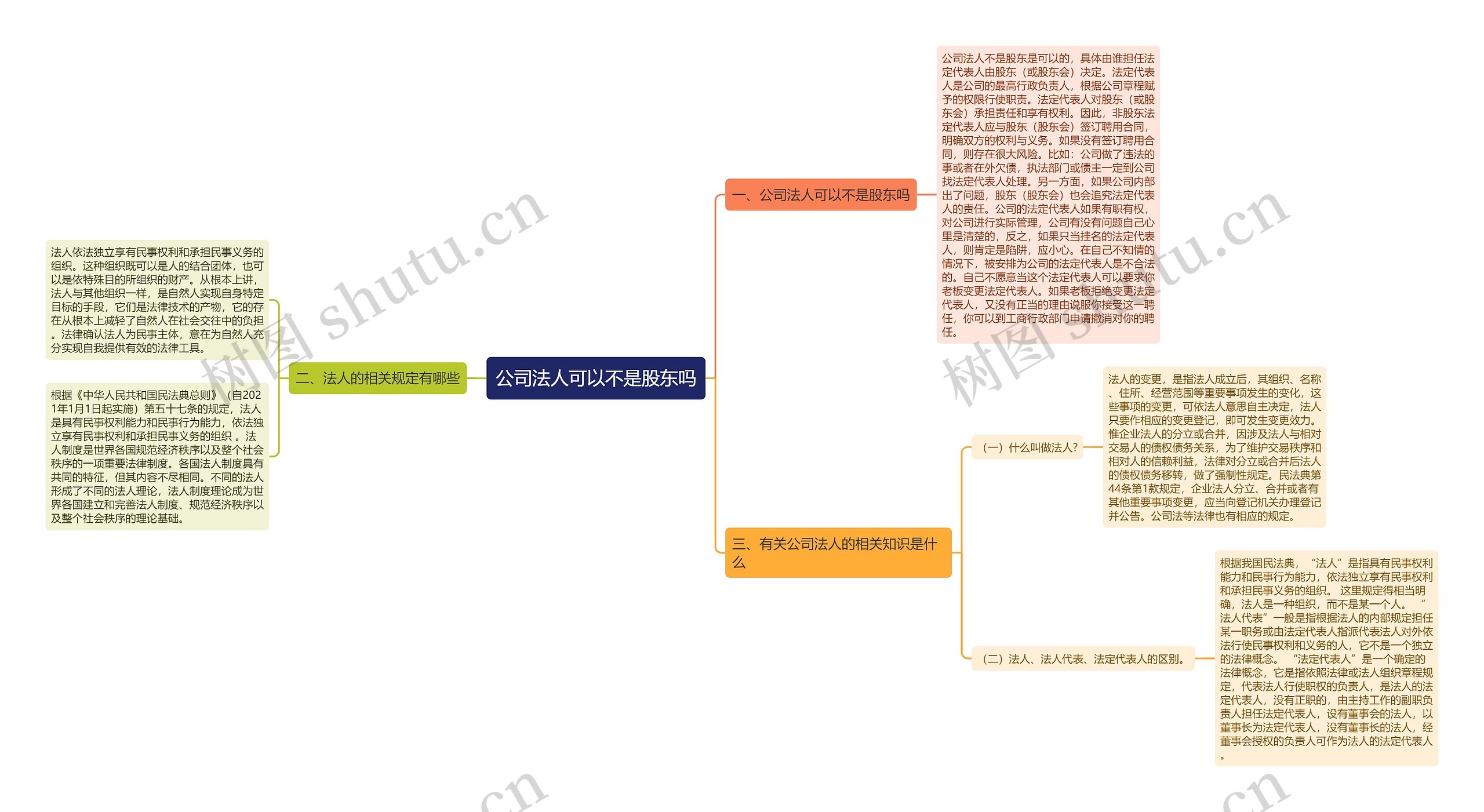 公司法人可以不是股东吗