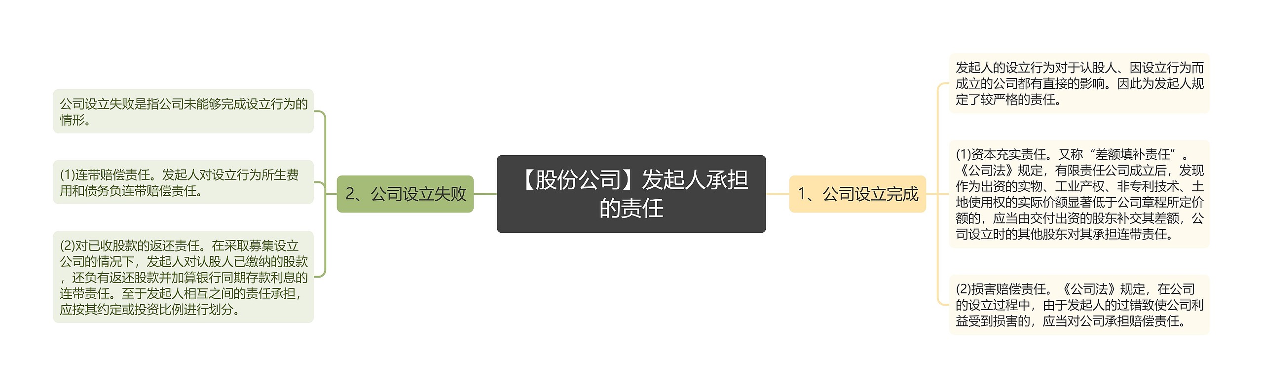 【股份公司】发起人承担的责任