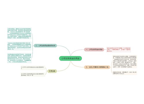 公司注册资金的用途