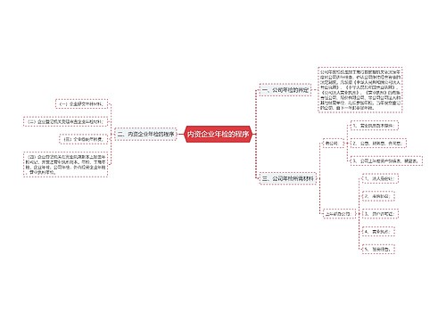 内资企业年检的程序