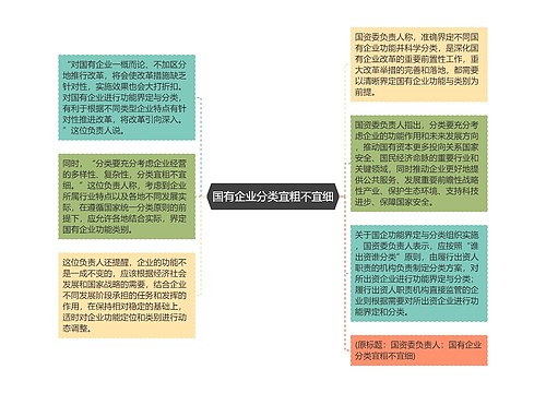 国有企业分类宜粗不宜细