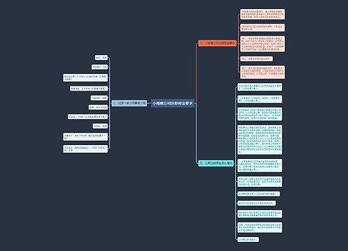 小规模公司注册资金要求