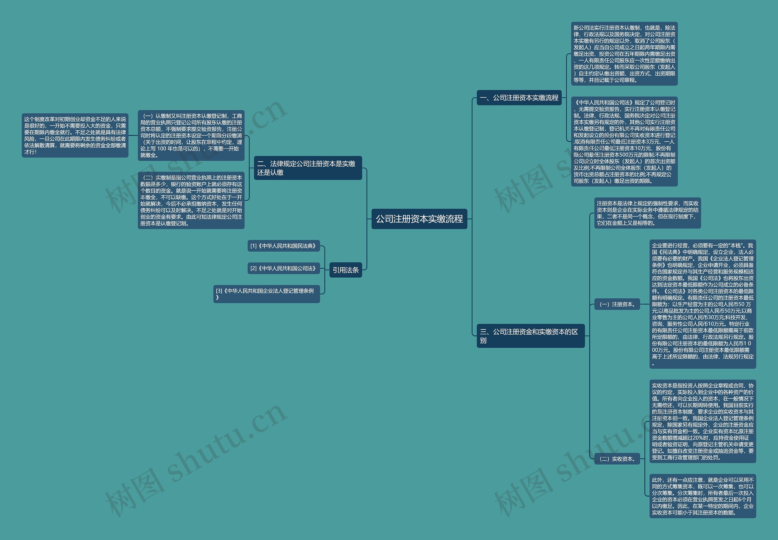 公司注册资本实缴流程
