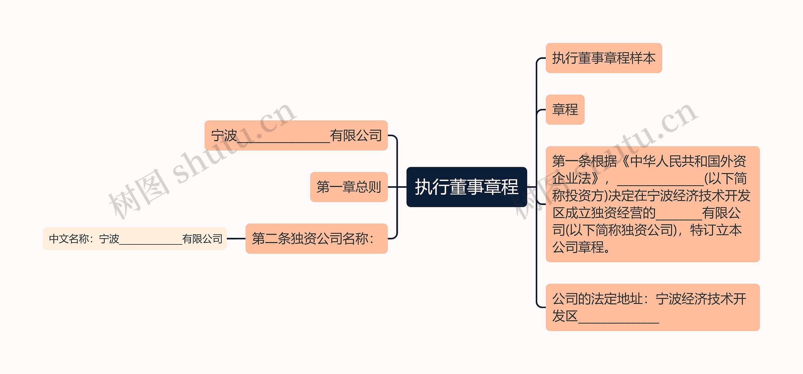 执行董事章程思维导图