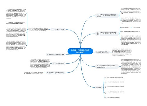 公司减少注册资金后承担的法律责任