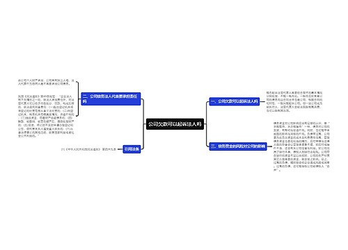 公司欠款可以起诉法人吗