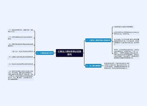 公章法人章财务章必须备案吗