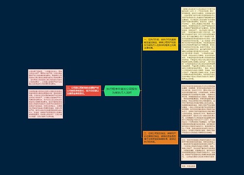 执行程序中追加公司股东为被执行人浅析