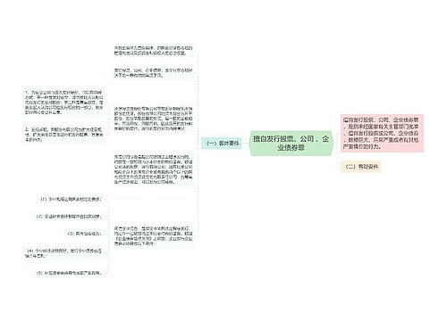 擅自发行股票、公司 、企业债券罪