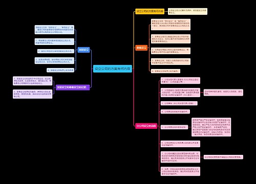 设立公司的方案有何内容