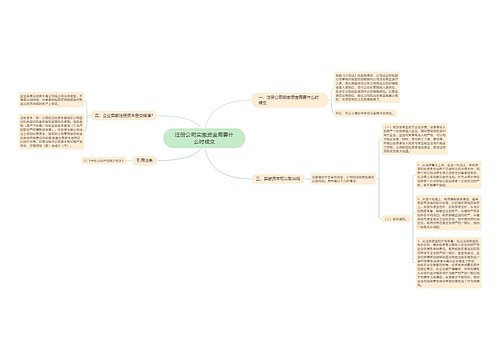 注册公司实缴资金需要什么时候交