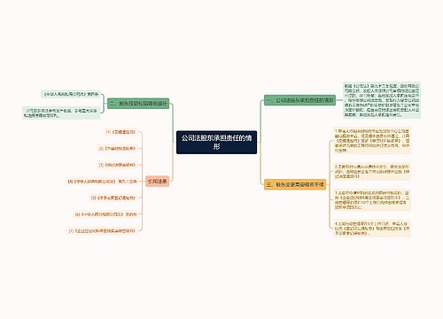 公司法股东承担责任的情形