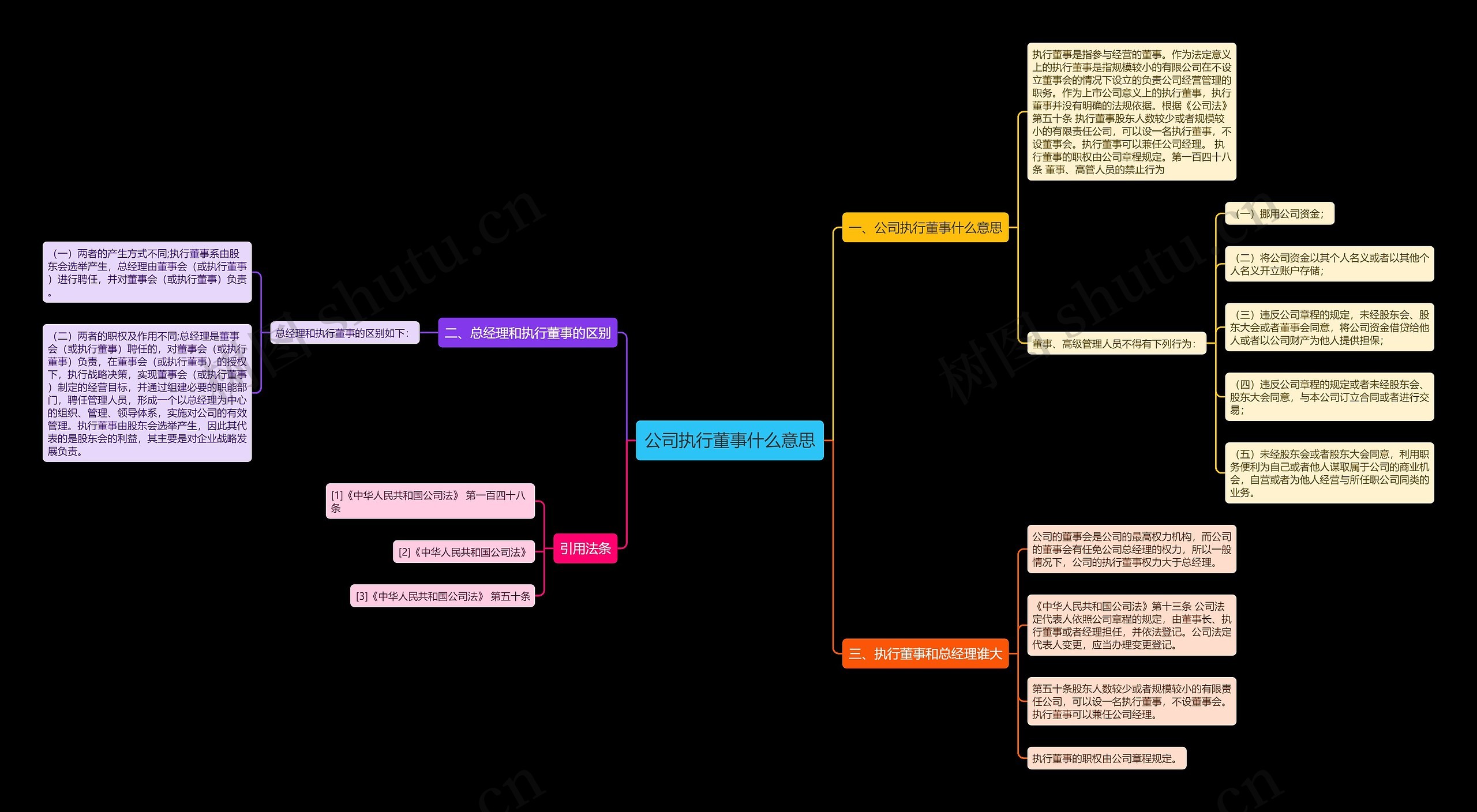 公司执行董事什么意思