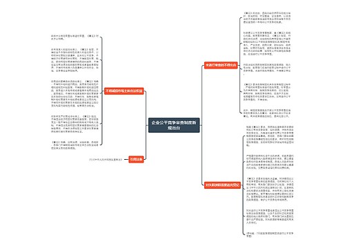 企业公平竞争审查制度新规出台