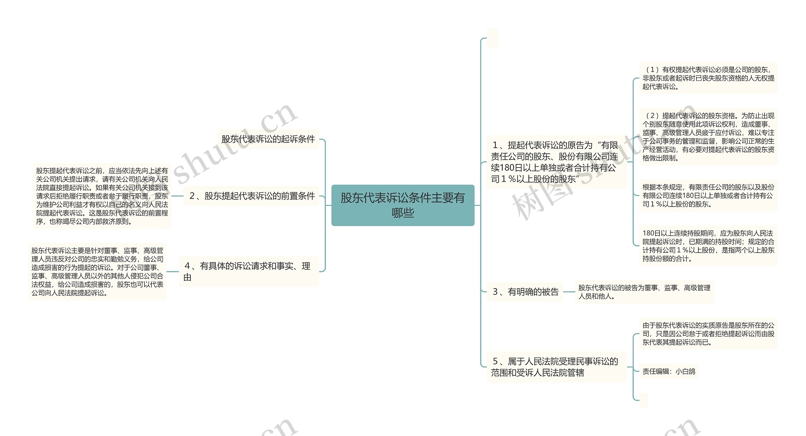 股东代表诉讼条件主要有哪些