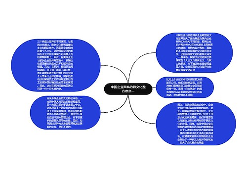 中国企业面临的跨文化整合难点一