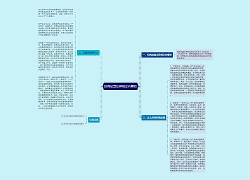 招商加盟法律规定有哪些