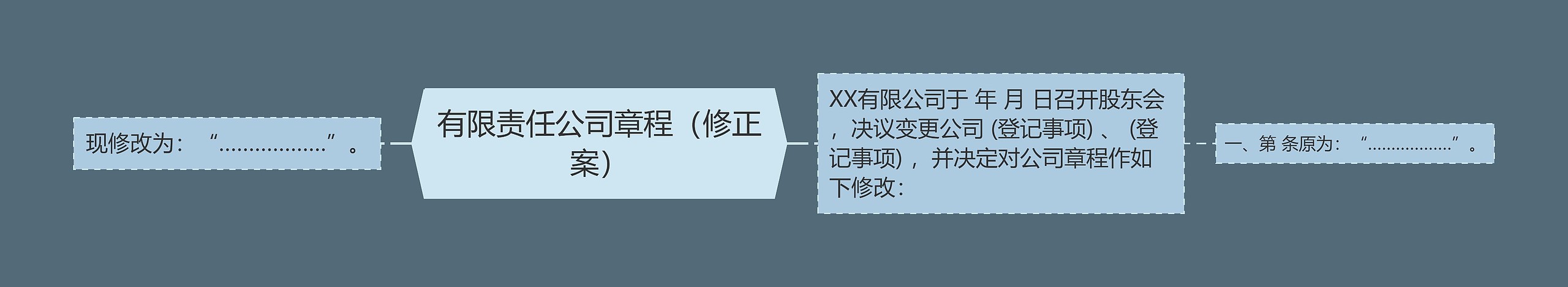 有限责任公司章程（修正案）